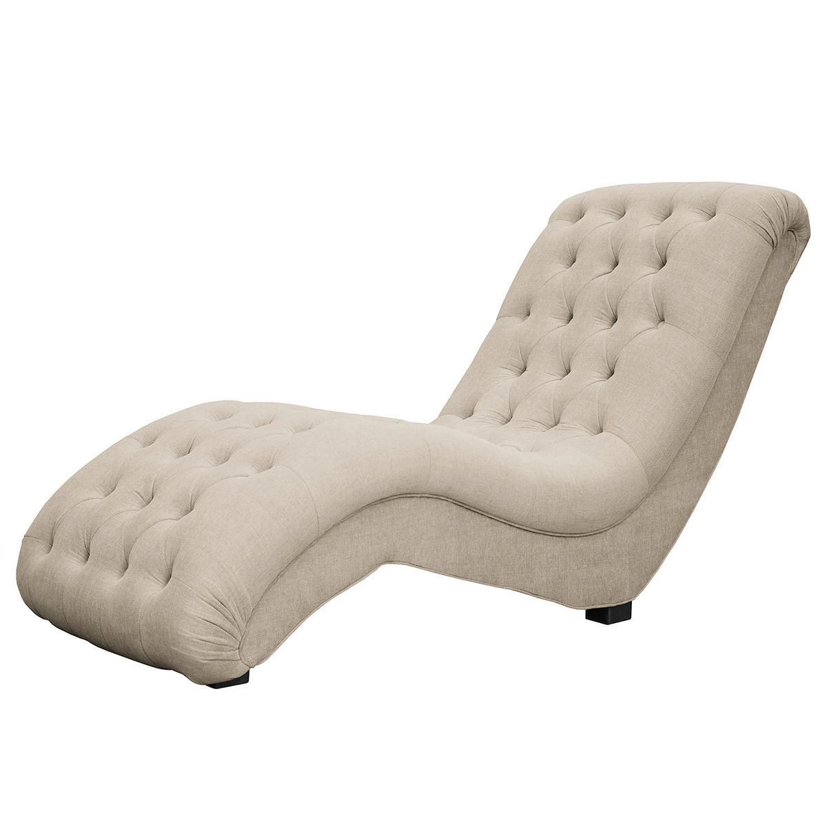 RELAXLIEGE in Mikrofaser Cappuccino  - Schwarz/Cappuccino, Design, Kunststoff/Textil (67/90/159cm) - P & B