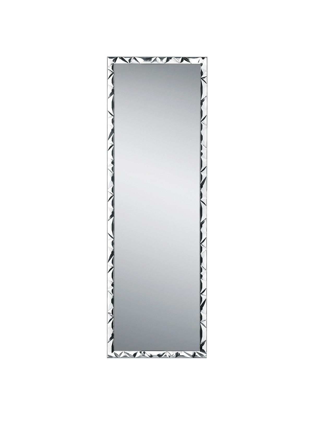 WANDSPIEGEL 50/150/2,5 cm    in rechteckig  - Silberfarben, Trend, Glas/Kunststoff (50/150/2,5cm) - Boxxx