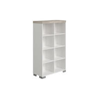 BABYREGAL Kira Eiche Nautik/Kreideweiß Grau, Weiß, Eichefarben  - Eichefarben/Silberfarben, Basics, Holzwerkstoff (90,9/147,0/37,9cm) - Paidi