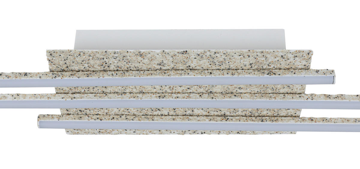 DECKENLEUCHTE 90/14/5,5 cm  - Weiß, Trend, Kunststoff/Metall (90/14/5,5cm) - Collett's Monde