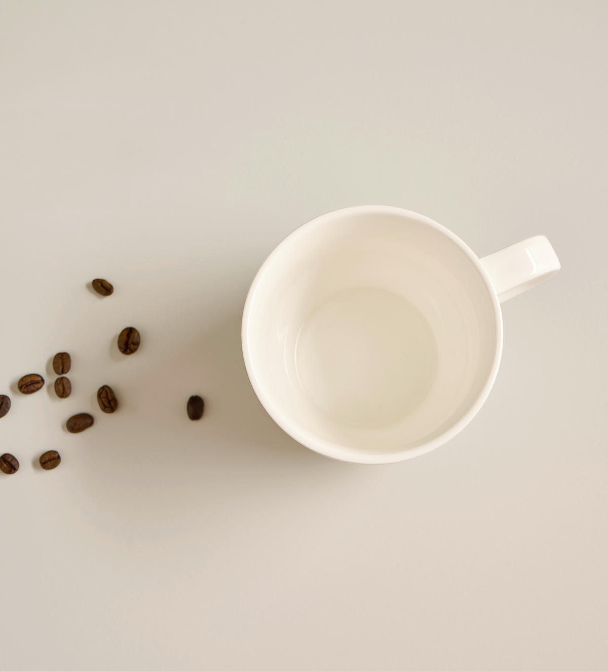 KÁVÉSBÖGREKÉSZLET  - fehér, Design, kerámia (10,2/8,6cm) - Dieter Knoll