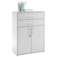DULAP PENTRU ACTE - gri deschis, Basics, material pe bază de lemn (80/111/35cm) - MID.YOU