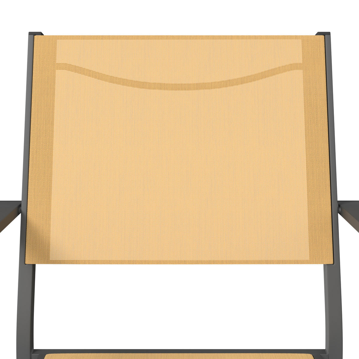 STAPELSESSEL Aluminium Anthrazit, Gelb  - Anthrazit/Gelb, Design, Textil/Metall (57/88/58cm) - Ambia Garden