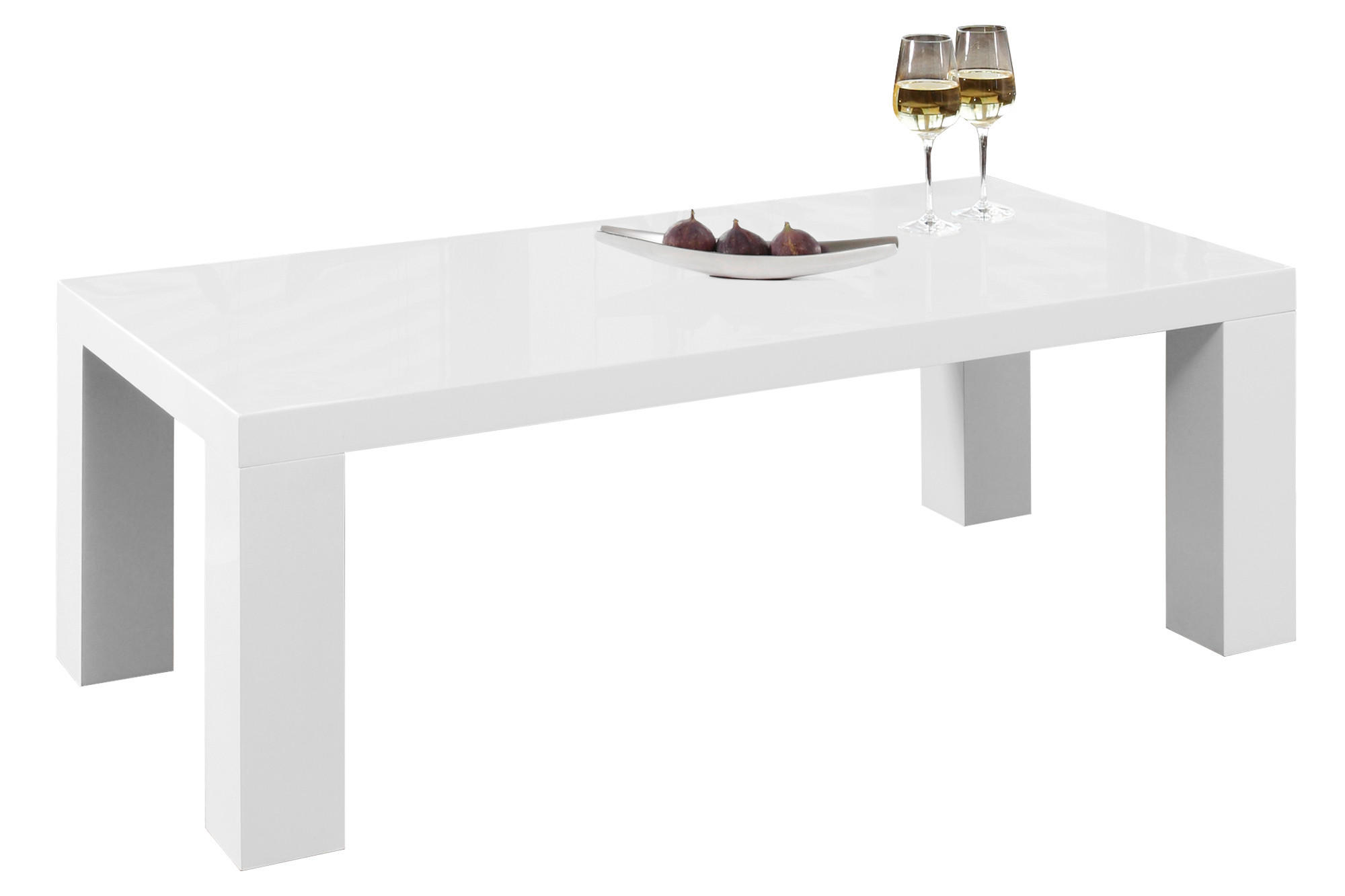 COUCHTISCH in Holzwerkstoff 120/60/40 cm  - Weiß, Design, Holzwerkstoff (120/60/40cm) - Livetastic