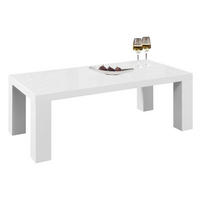 COUCHTISCH 120/60/40 cm rechteckig Weiß  - Weiß, Design, Holzwerkstoff (120/60/40cm) - Livetastic
