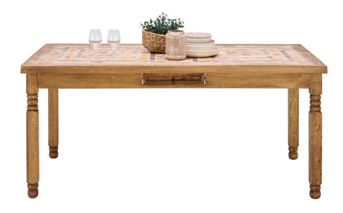 ESSTISCH Pinie massiv rechteckig Honig  - Honig, LIFESTYLE, Holz (170/90/76cm) - Landscape