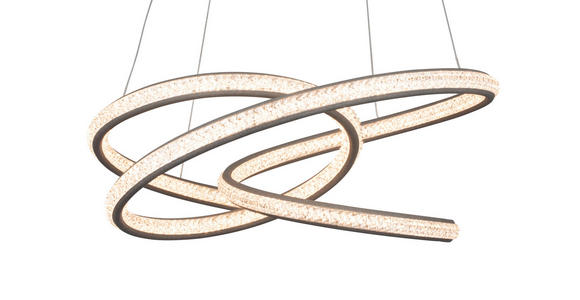 LED-HÄNGELEUCHTE 55/120 cm - Weiß, Design, Kunststoff (55/120cm) - Ambiente