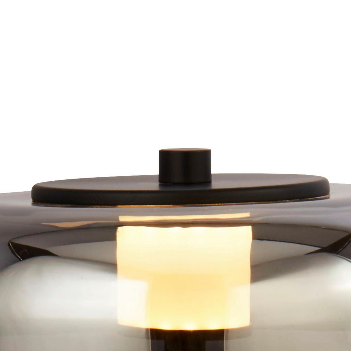 NAMIZNA LED-SVETILKA  Frisbee      23/39 cm       - črna, Basics, kovina/steklo (23/39cm)