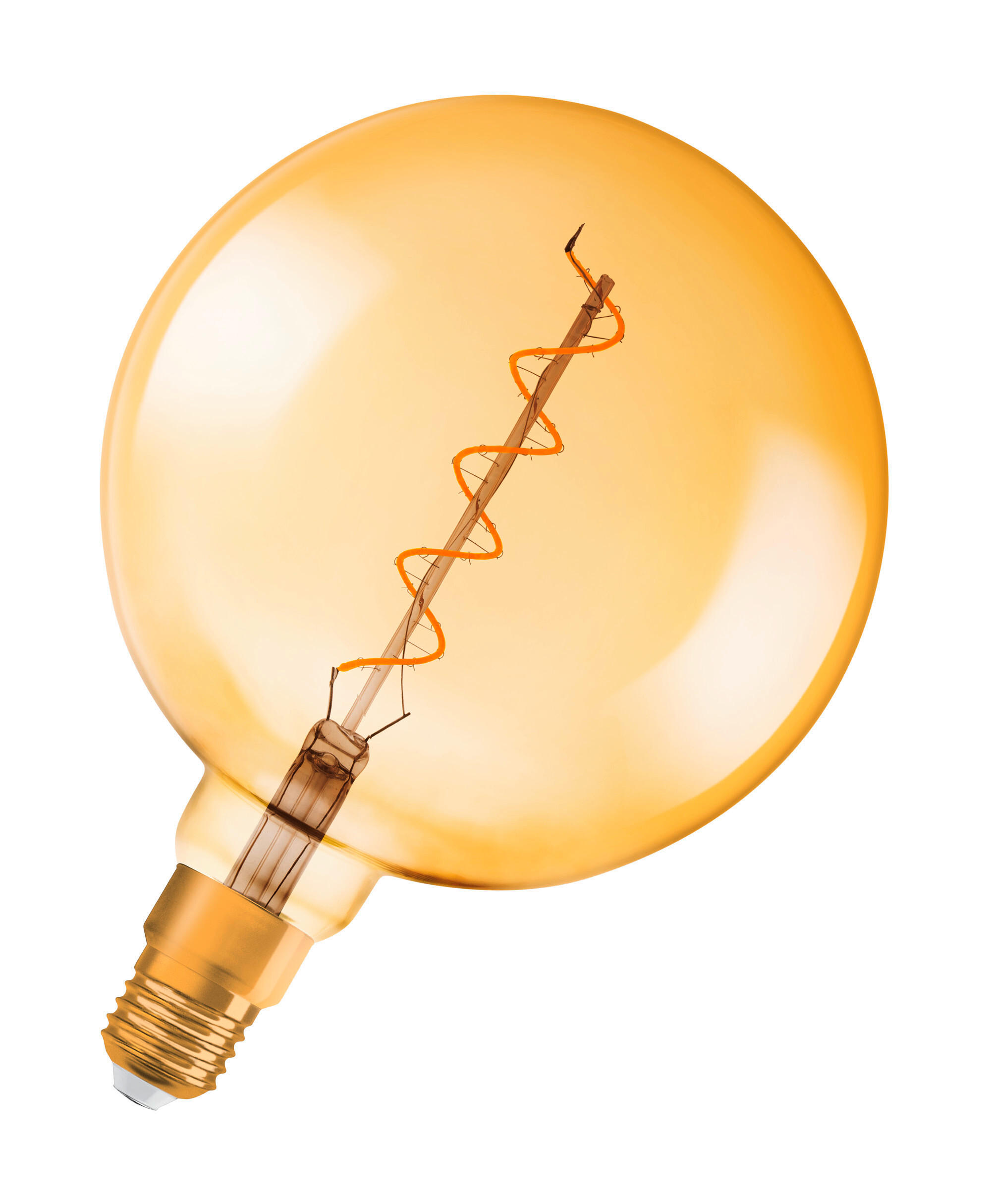 LED-LEUCHTMITTEL   E27 4 W 300 lm  - Goldfarben, Basics, Glas (20/28,7cm) - Osram
