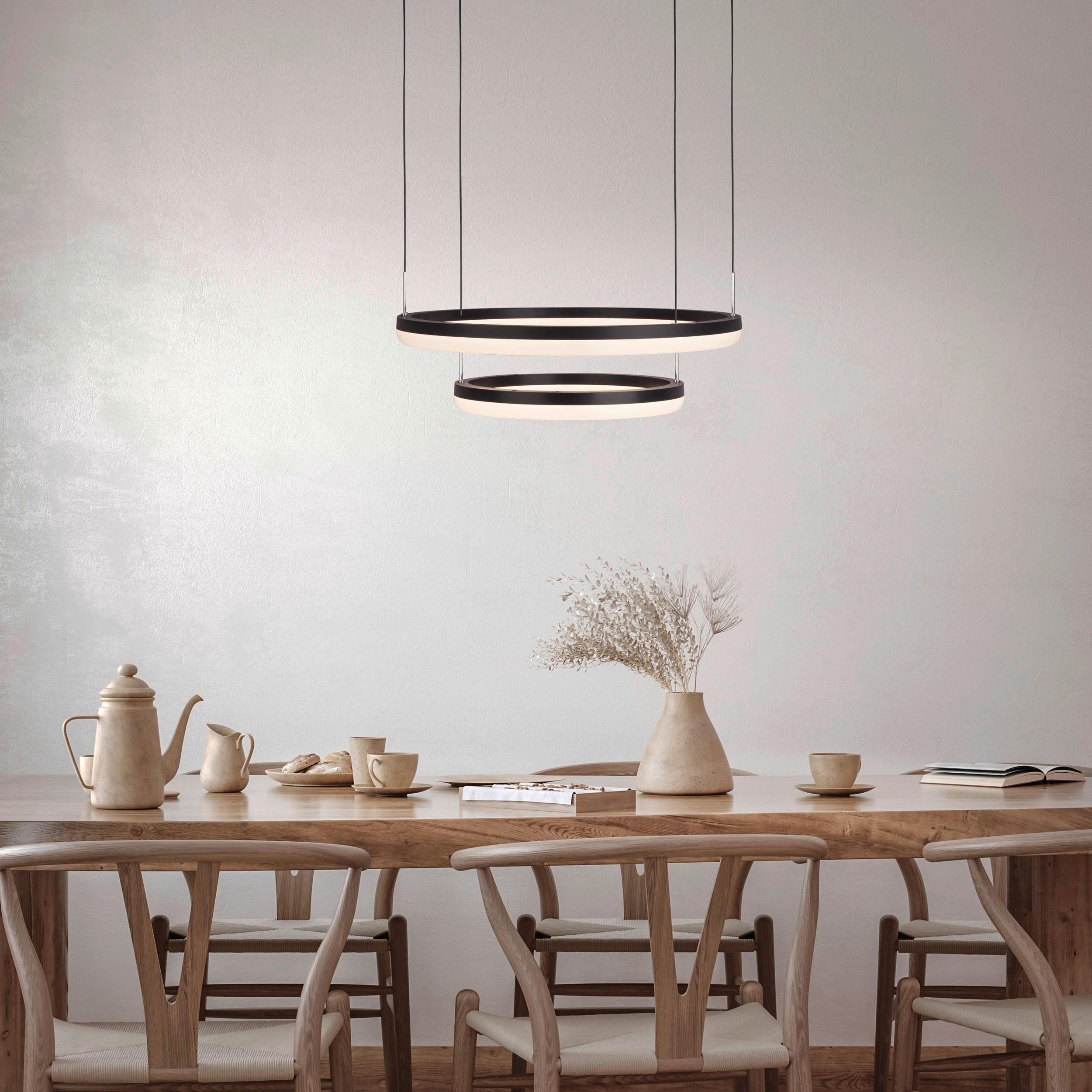 LED-PENDELLEUCHTE 60/150 cm  - Weiß, KONVENTIONELL, Metall (60/150cm) - Näve