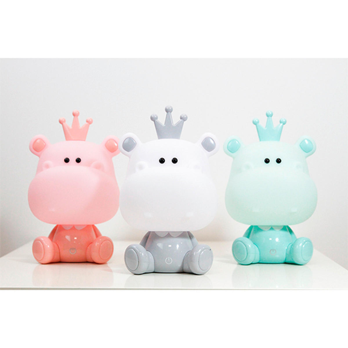 KINDERTISCHLEUCHTE  - Mintgrün, Basics, Kunststoff (14/14/25cm)