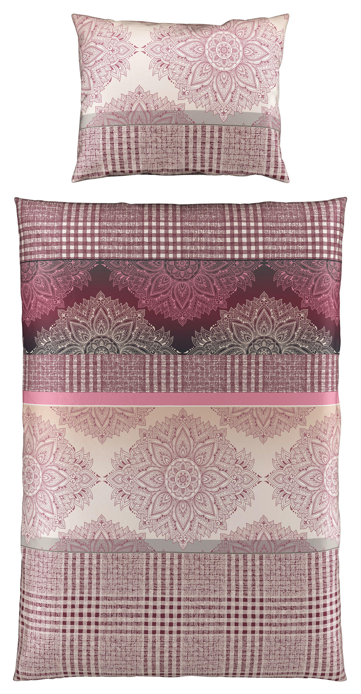 POSTELJINA PAOLA 140/200 cm saten bordo  - bordo, Konvencionalno, tekstil (140/200cm) - Esposa