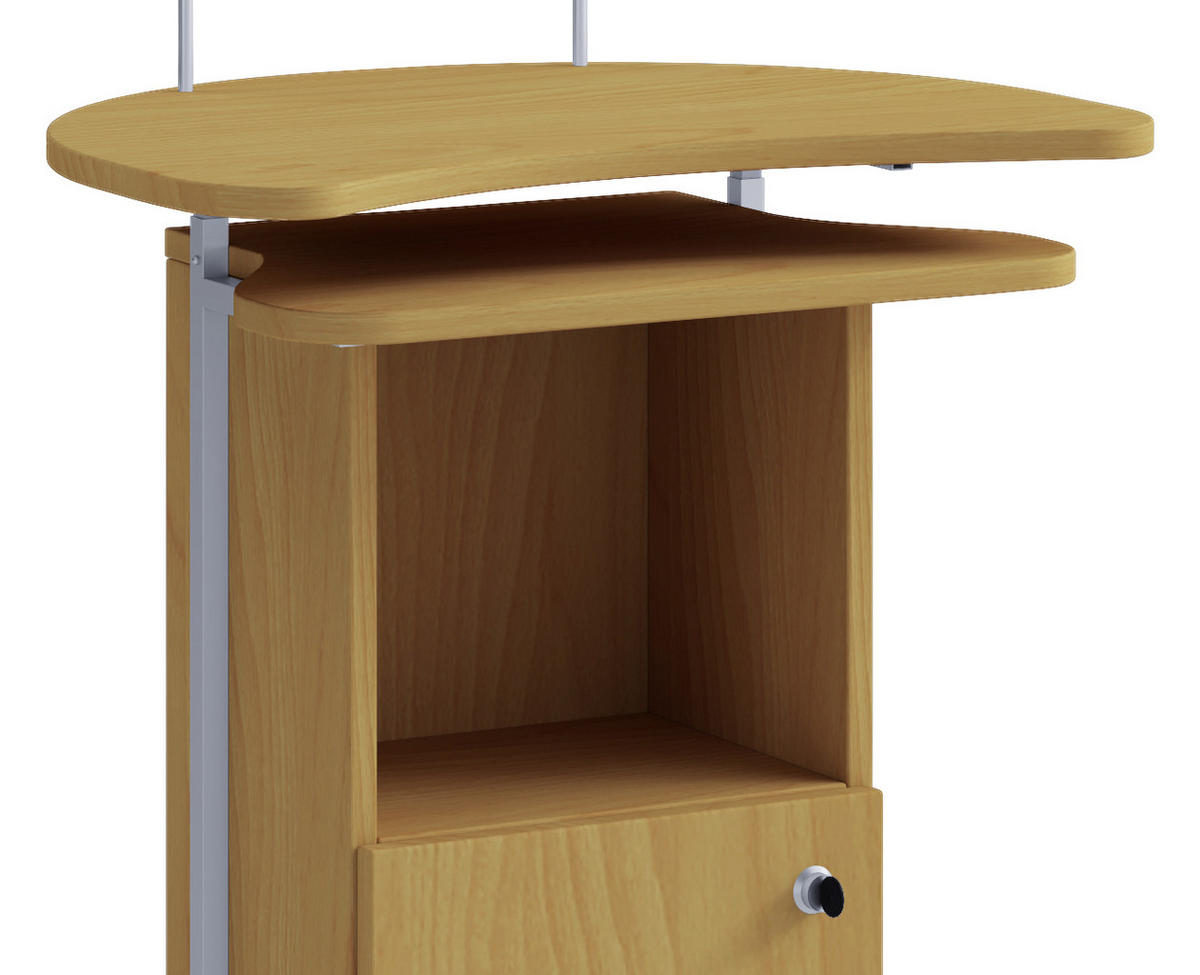 STEHPULT 56/41/93 cm  in Buchefarben  - Buchefarben, Basics, Holzwerkstoff (56/41/93cm) - MID.YOU