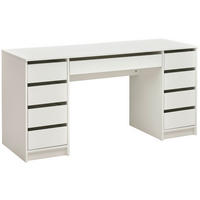 SCHREIBTISCH  Weiss   - Weiss, Modern, Holzwerkstoff (153.5/76/55cm) - MID.YOU