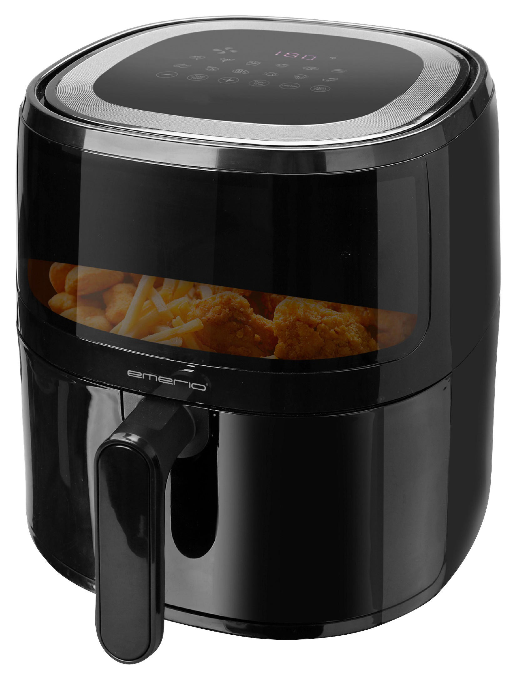 Emerio Heissluftfritteuse Schwarz 35.8x34x34 cm