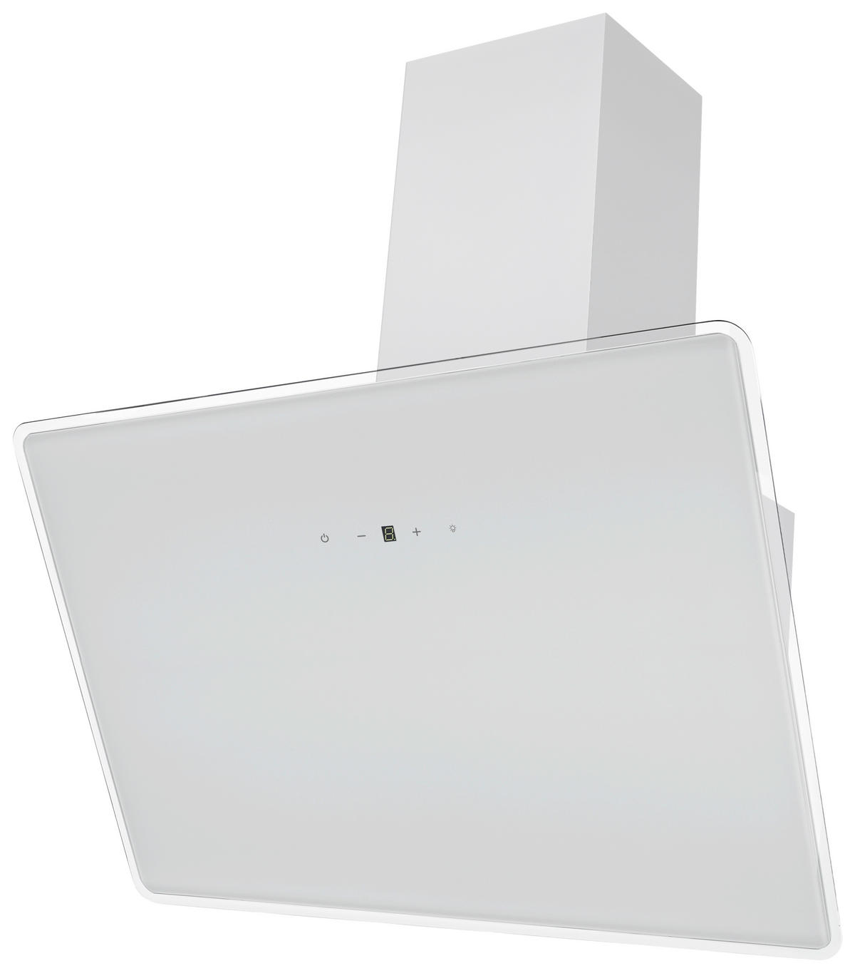 FLÄKTKÅPA CH112080W  - vit, Basics, metall/glas (79,5/78-113/38,6cm) - Respekta