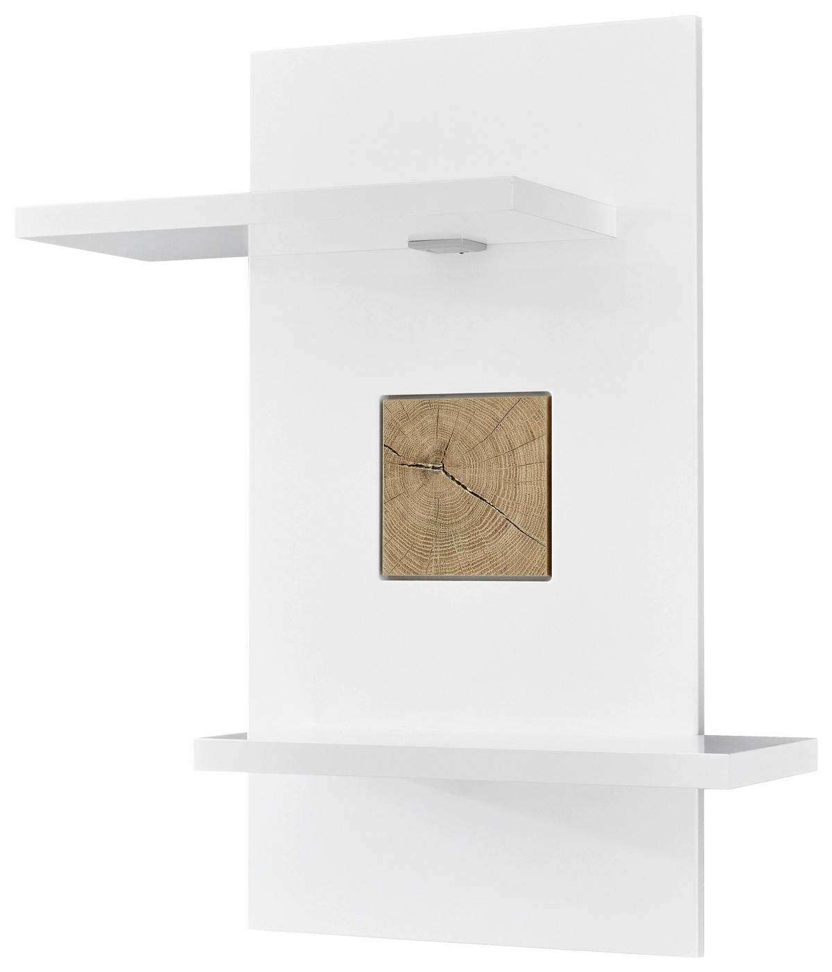 WANDBOARD  67/83,6/27,6 cm  - Weiss/Eichefarben, Design, Holzwerkstoff (67/83,6/27,6cm) - Xora