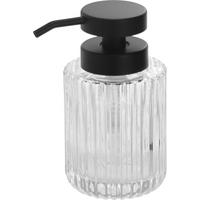 DÁVKOVAČ MÝDLA čiré, černá - černá/čiré, Basics, plast/sklo (7,8/14,5cm) - Homeware
