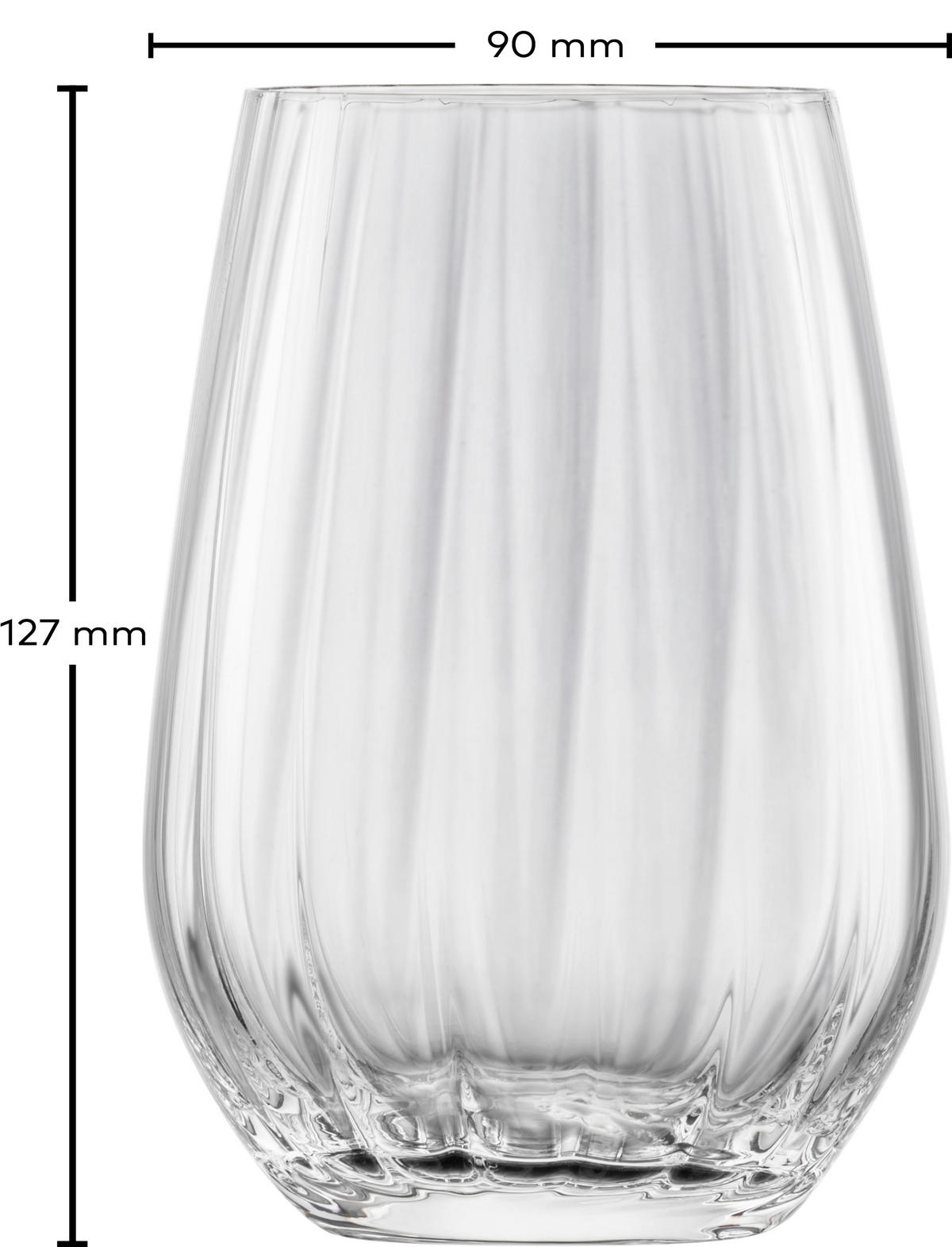 GLÄSERSET Blossom  4-teilig  - Transparent, Design, Glas (9,0/12,7cm) - Schott Zwiesel