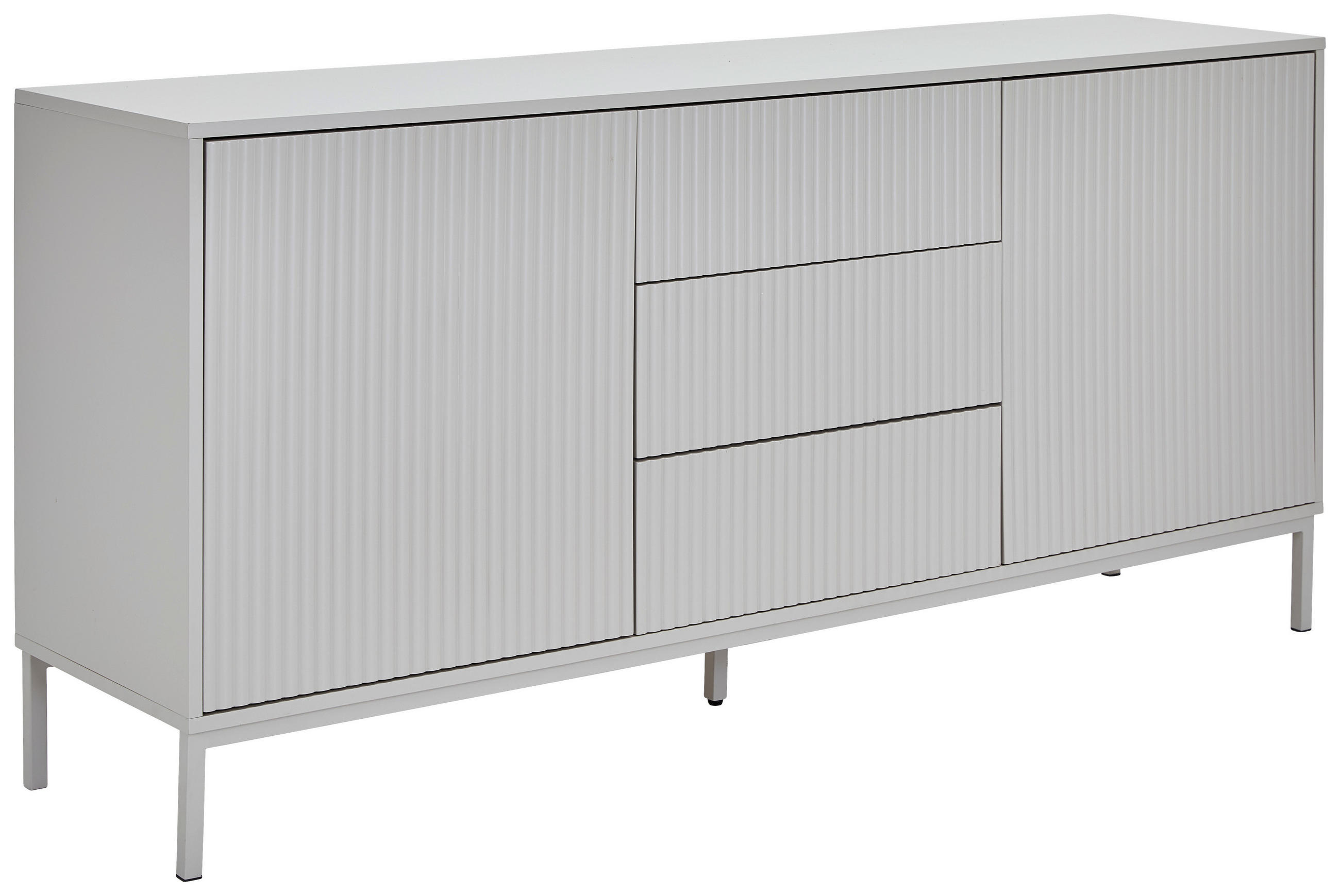 SIDEBOARD  160/75/40 cm 3 Schublade(n)  - Kaschmir, Design, Holzwerkstoff/Metall (160/75/40cm) - Carryhome
