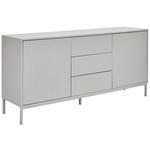 SIDEBOARD  160/75/40 cm 3 Schublade(n)  - Kaschmir, Design, Holzwerkstoff/Metall (160/75/40cm) - Carryhome