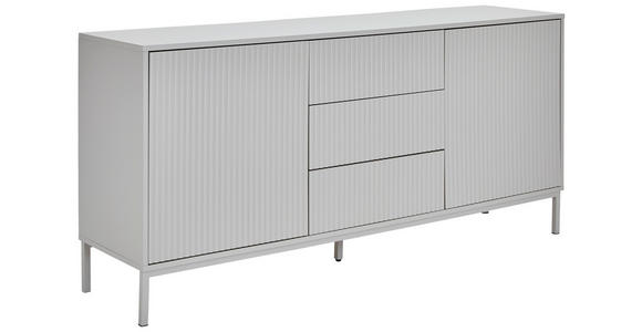 SIDEBOARD  160/75/40 cm 3 Schublade(n)  - Kaschmir, Design, Holzwerkstoff/Metall (160/75/40cm) - Carryhome