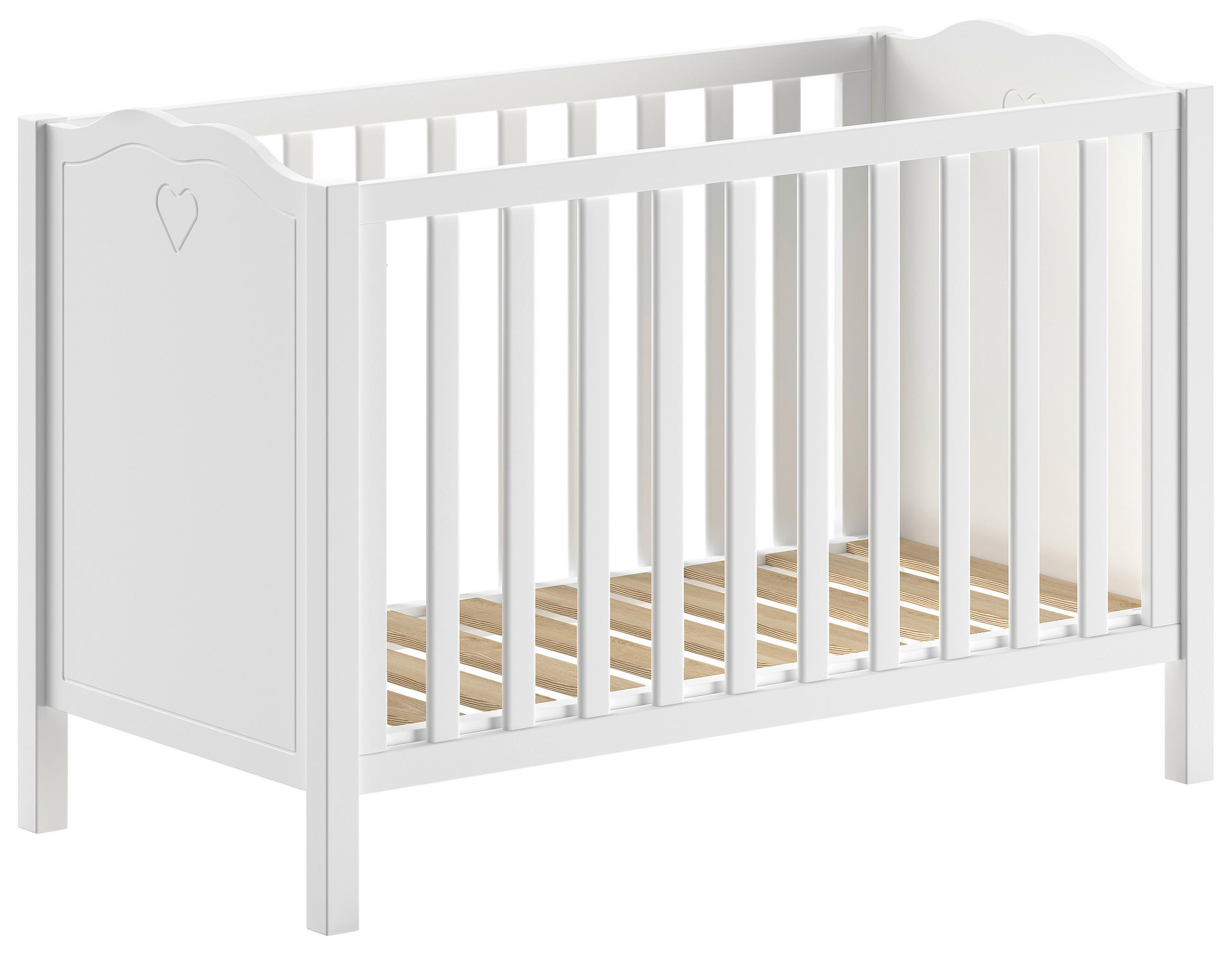 GITTERBETT   60/120 cm  - Weiß, MODERN, Holz/Holzwerkstoff (60/120cm) - Vipack