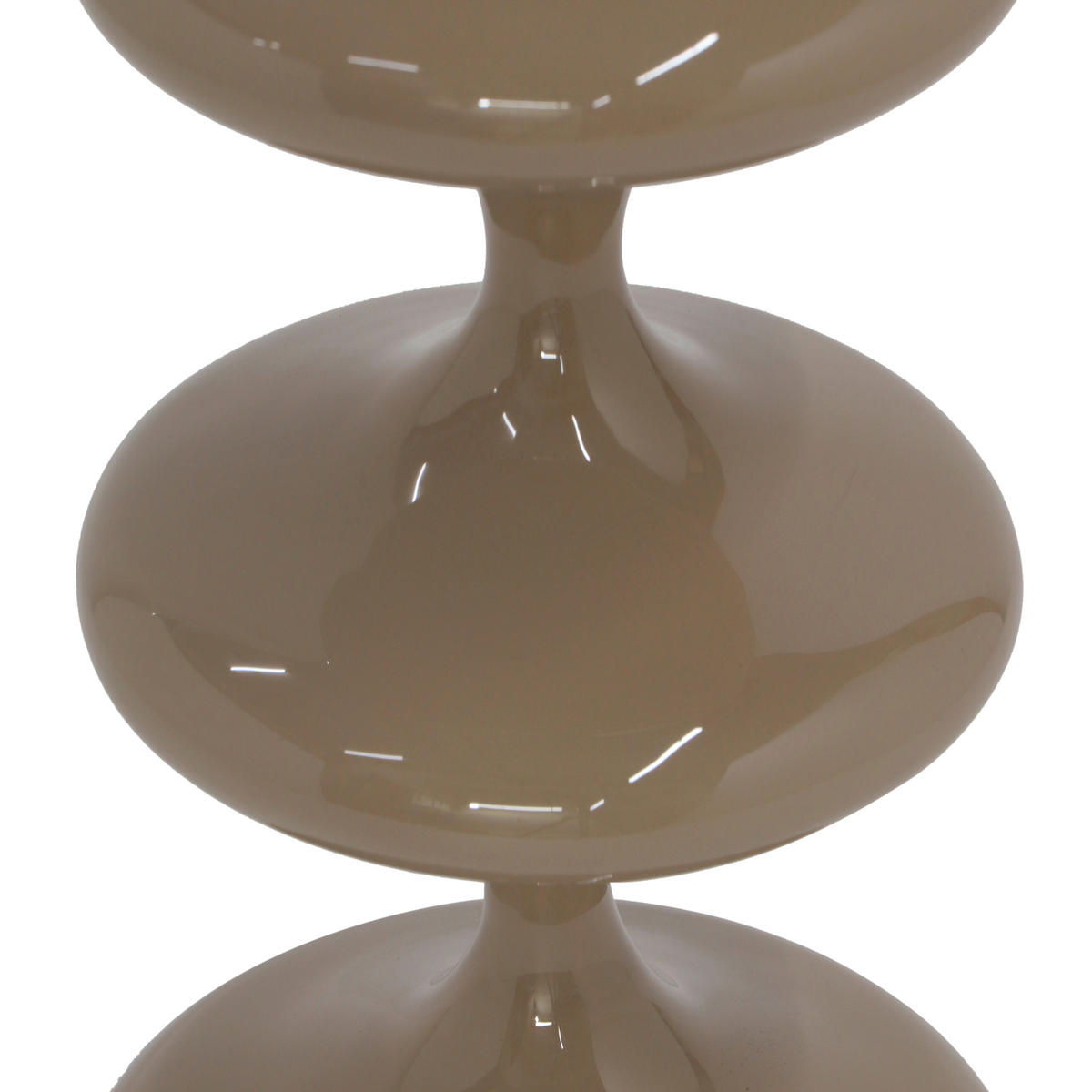 STABKERZENHALTER - Beige, Basics, Metall (11/28/11cm)