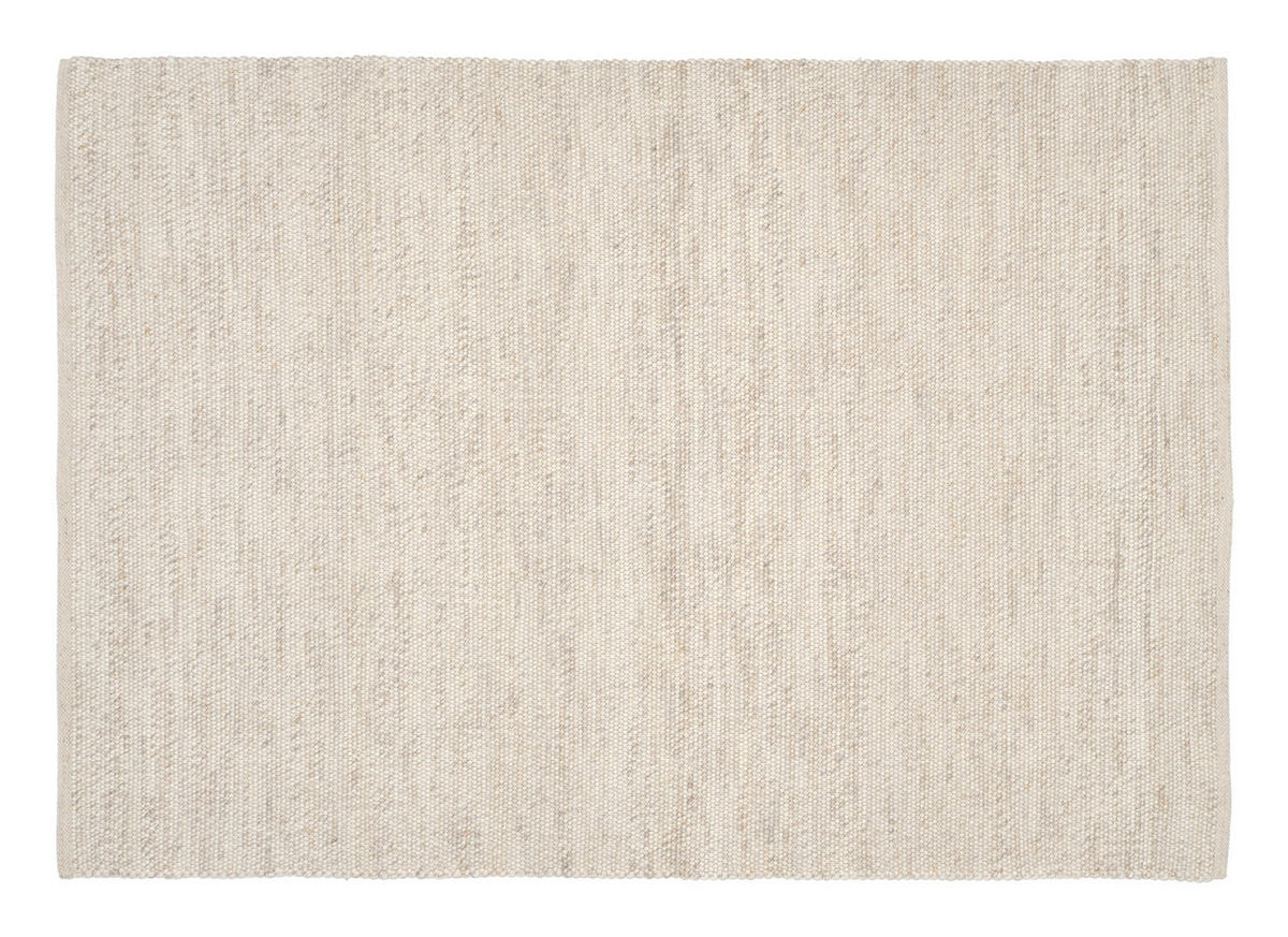 HANDWEBTEPPICH 120/180 cm Havre Naturfarben, Beige  - Beige/Naturfarben, Basics, Textil (120/180cm) - Linea Natura