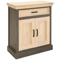 KOMMODE Bangui  in 80/90/40 cm  - Naturfarben/Grau, Natur, Holz (80/90/40cm) - Livetastic