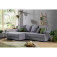 ECKSOFA in Webstoff Anthrazit  - Anthrazit/Schwarz, KONVENTIONELL, Holz/Textil (148/238cm) - Carryhome