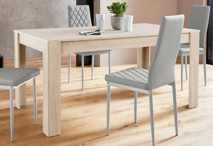 ESSTISCH in Holzwerkstoff 160/75/90 cm  - Eichefarben, Design, Holzwerkstoff (160/75/90cm) - MID.YOU