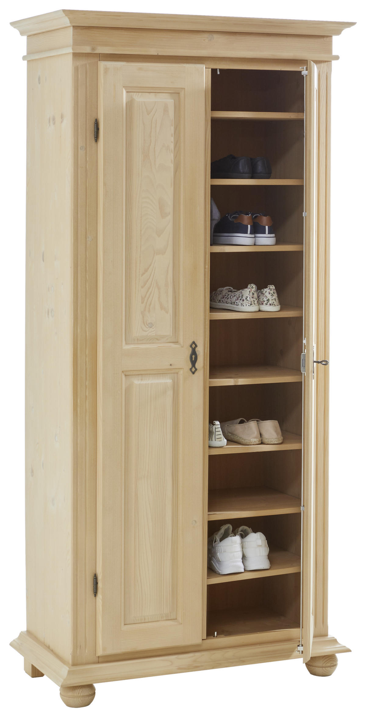 SCHUHSCHRANK Fichte massiv Fichtefarben  - Fichtefarben, LIFESTYLE, Holz (90/190/45cm) - Landscape