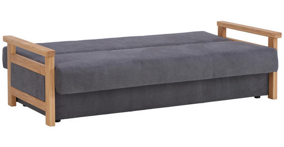 SCHLAFSOFA in Grau - Grau, KONVENTIONELL, Holz/Textil (220/90/90cm) - Venda