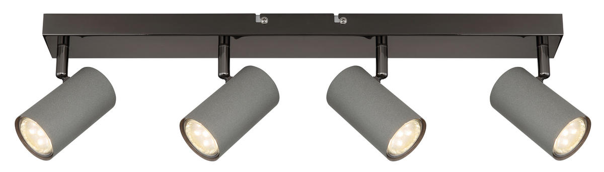 STRAHLER - Schwarzchrom/Grau, Design, Metall (56/10/12cm) - Globo