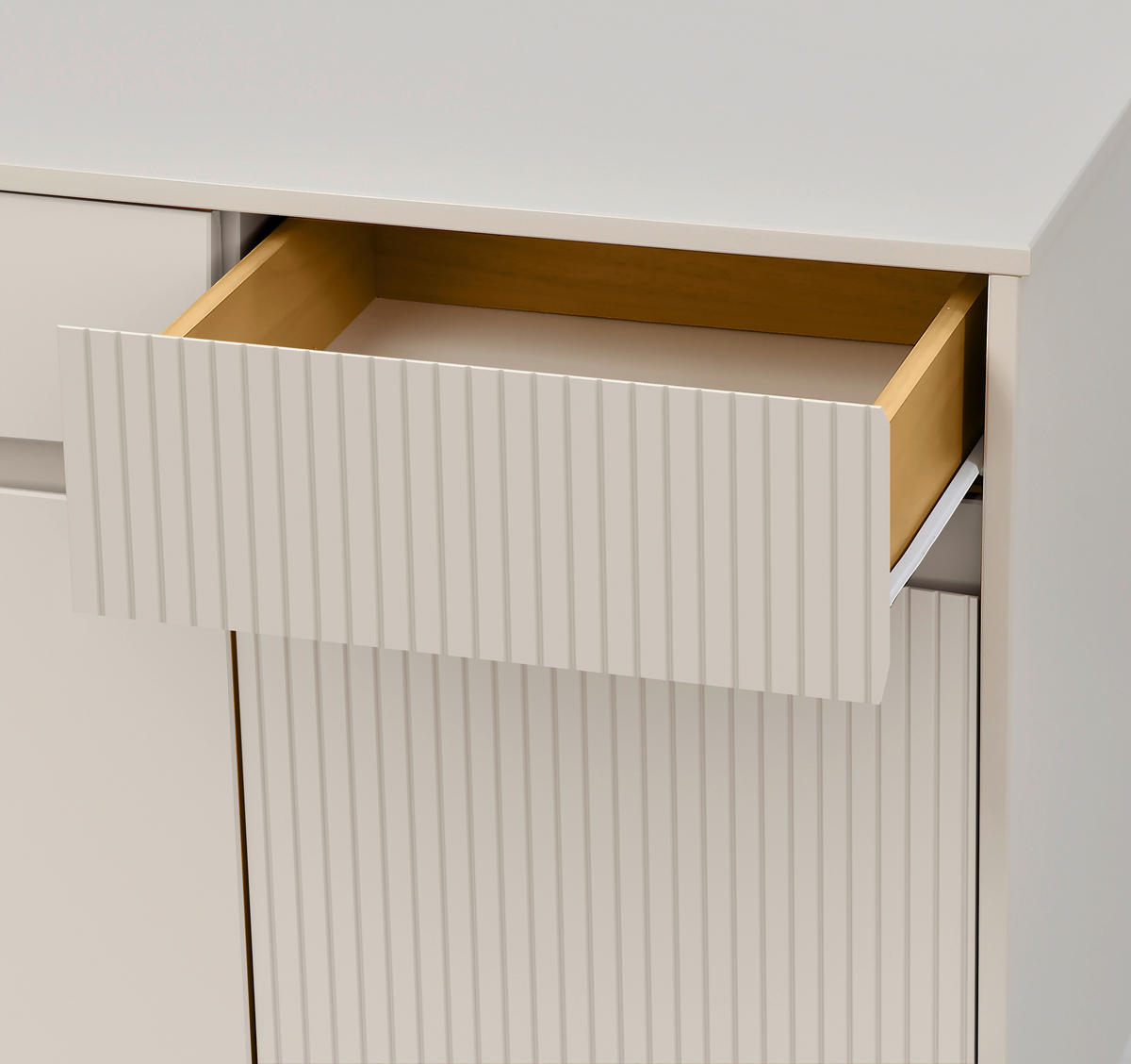 SIDEBOARD Cava  in 160/78/42 cm  - Beige, Design, Holz (160/78/42cm) - Livetastic
