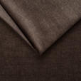 ECKSOFA Dunkelbraun Flachgewebe  - Dunkelbraun/Schwarz, LIFESTYLE, Textil/Metall (273/180cm) - Hom`in