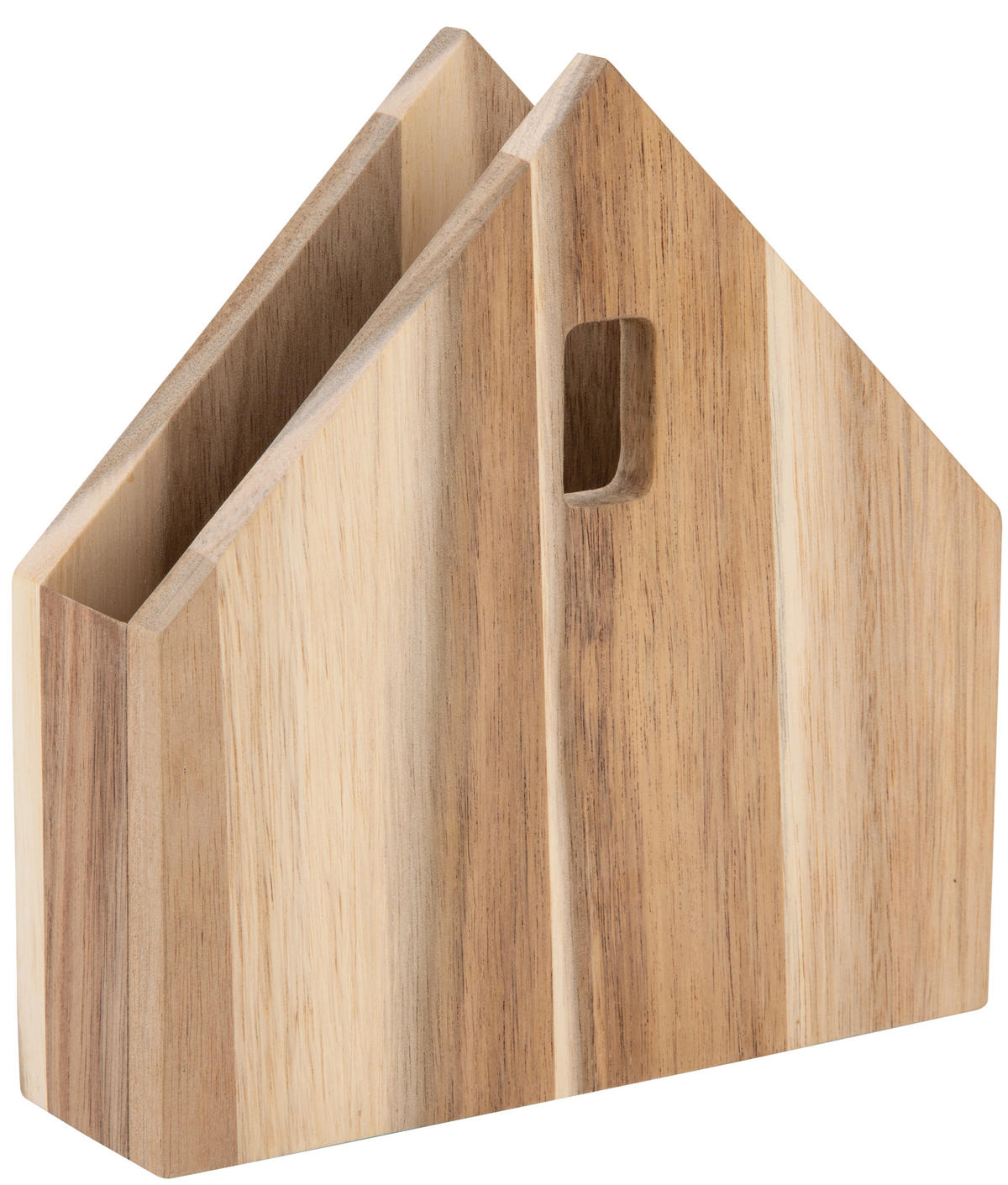 SERVIETTENHALTER    - Akaziefarben, Basics, Holz (16/15,4/4cm) - Räder