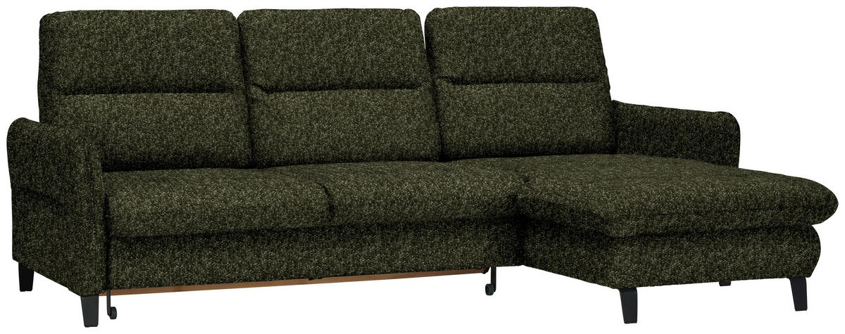 Freisteller von Livetastic ECKSOFA Olivgrün Chenille.