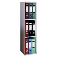 AKTENREGAL 34/107/30 cm  - Weiss, Design, Holzwerkstoff (34/107/30cm) - MID.YOU