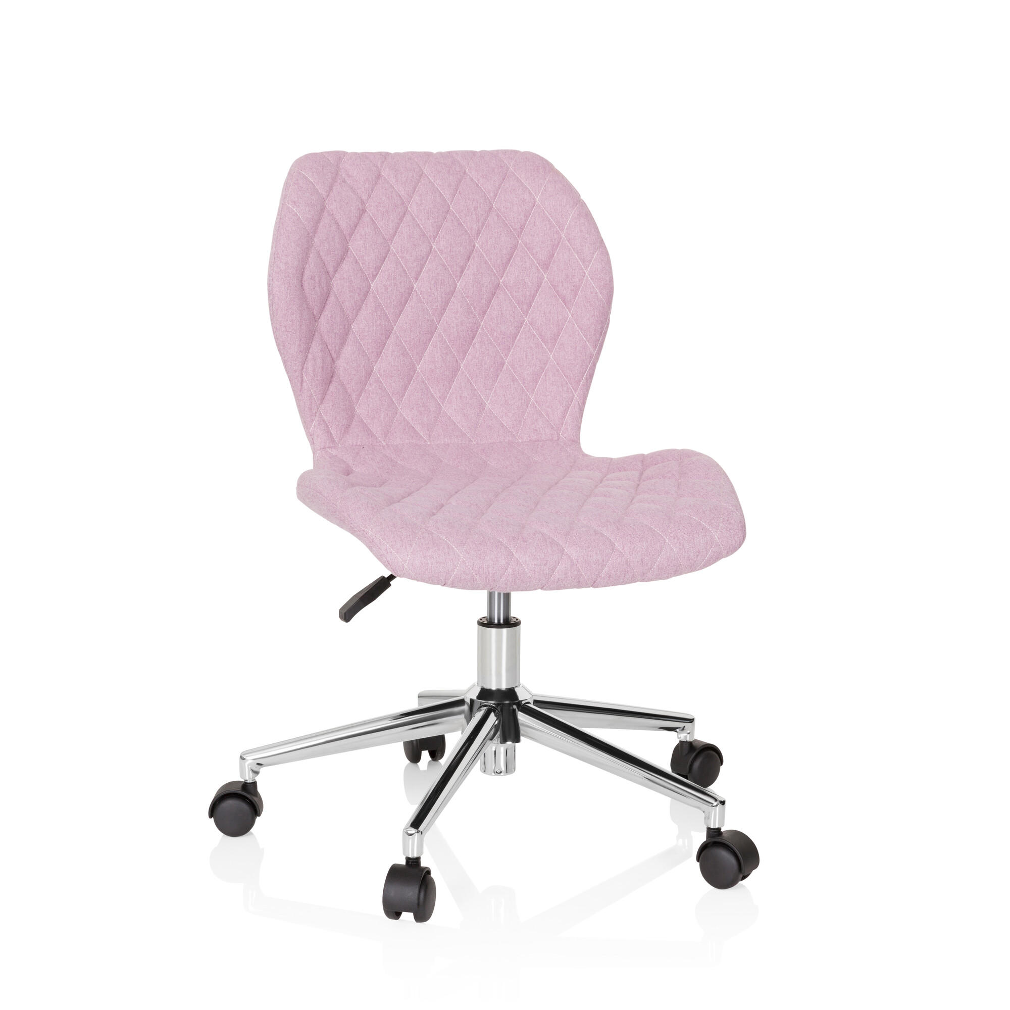 SNURRSTOL FÖR UNGDOMAR  i rosa  - rosa, Basics, textil/plast (47/73-83/43cm) - MID.YOU