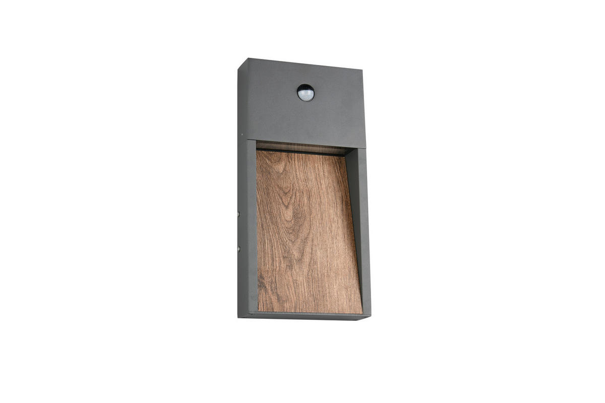 APLICĂ DE EXTERIOR - antracit/culoare natur, Basics, metal (33/16,5/4,5cm)