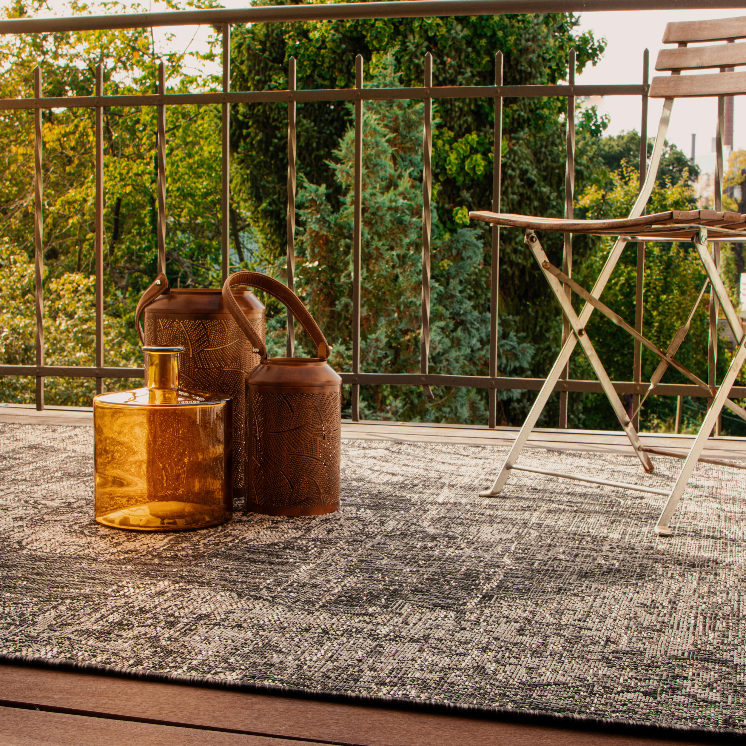 OUTDOORTEPPICH 200/290 cm  - Graubraun/Grau, Design, Textil (200/290cm) - Novel