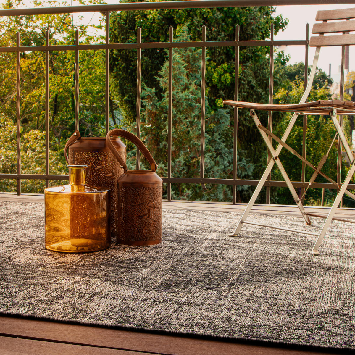 OUTDOORTEPPICH 200/290 cm  - Graubraun/Grau, Design, Textil (200/290cm) - Novel