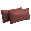 NIERENKISSEN  - Rotbraun, Konventionell, Leder (65/25cm) - Sit & More