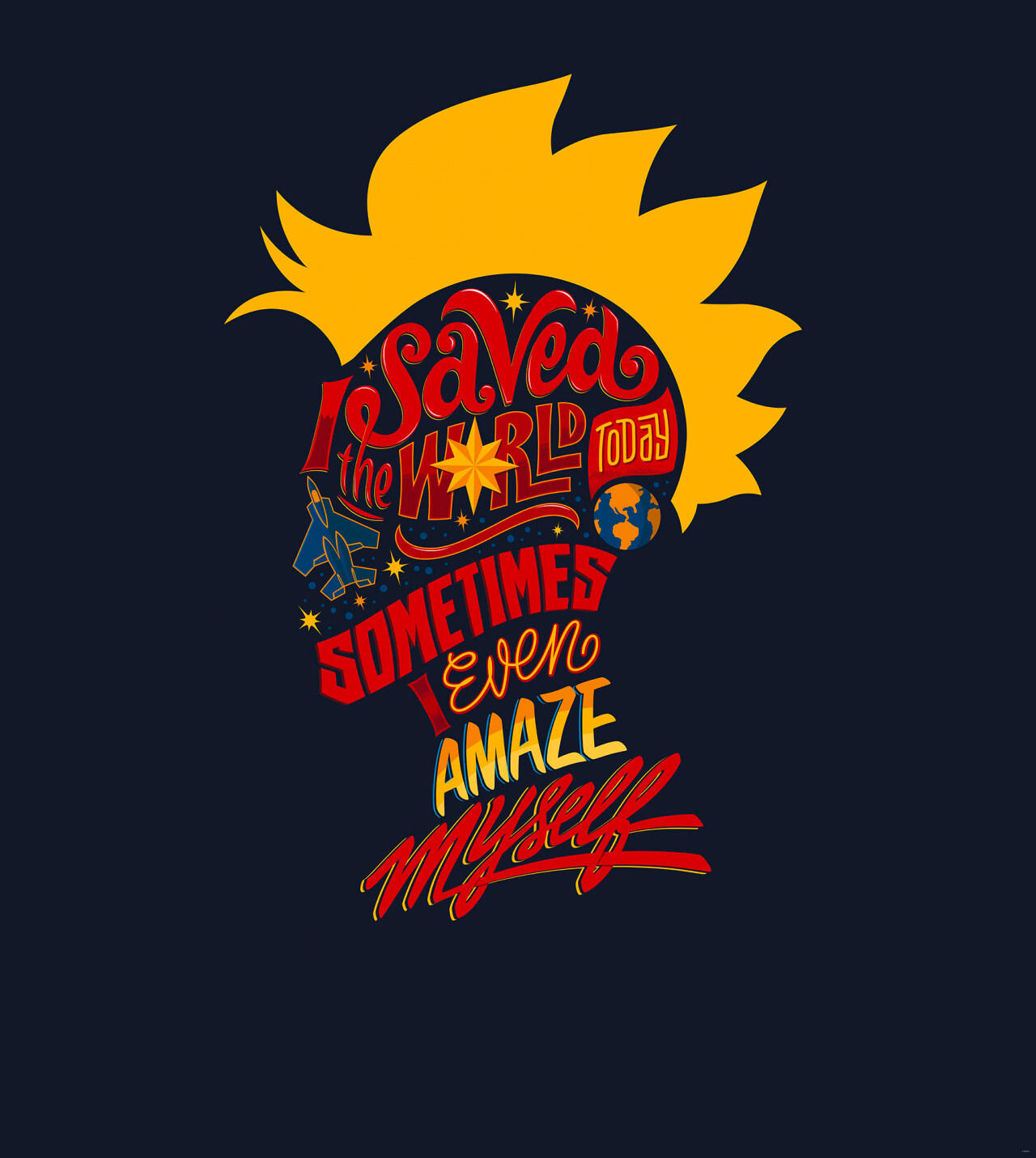 Fototapete Captain Marvel