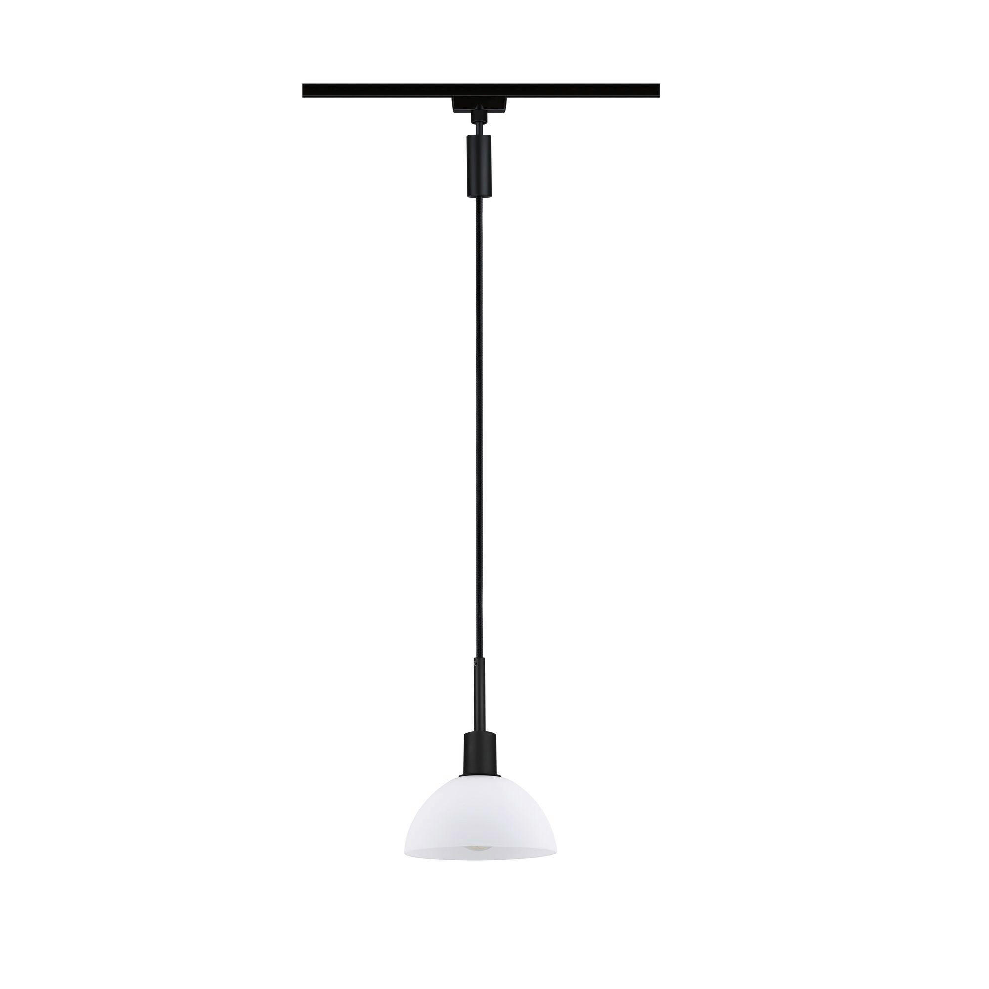 SCHIENENSYSTEM-HÄNGELEUCHTE Urail 14/140 cm   - Opal, Design, Glas/Metall (14/140cm) - Paulmann
