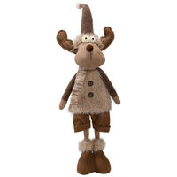DEKORENTIER  - Beige/Braun, LIFESTYLE, Naturmaterialien/Textil (17/71/13cm) - X-Mas