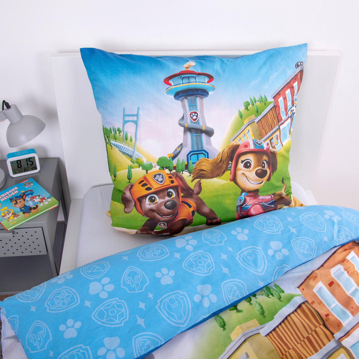JUGENDBETTWÄSCHE Paw Patrol Renforcé 135/200 cm  - Multicolor/Hellblau, Design, Textil (135/200cm) - Herding