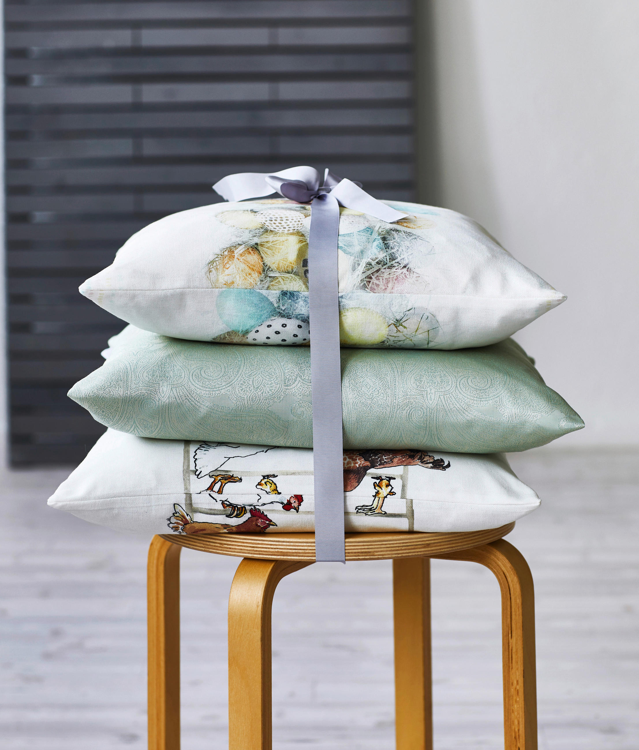 KISSENHÜLLE Uni-Basic 49/49 cm - Mintgrün, Basics, Textil (49/49cm) - Ambiente